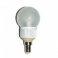 Žárovka LED E14BULB 50mm, pískovaná, stmívatelná 5W